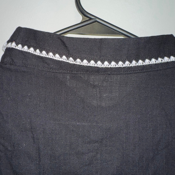 Women's KATE KASIN Blouse Black/White Size 2XL NEW NWT Button Down Plus Size - Picture 3 of 16